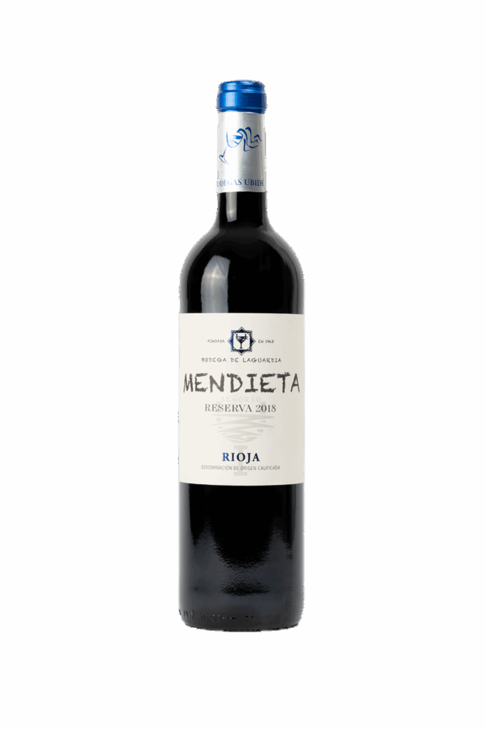 Botella de vino Mendieta Reserva Rioja Alavesa