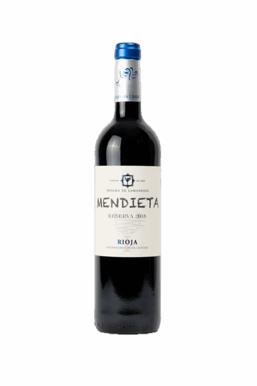 Botella de vino Mendieta Reserva Rioja Alavesa