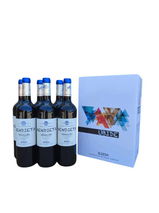 Caja de 6 botellas de Mendieta Reserva de Bodegas Ubide