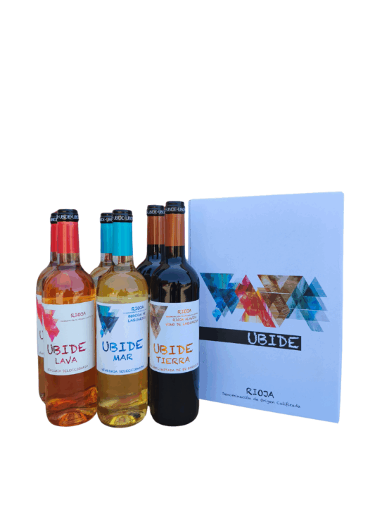 Pack Ubide Selección con vinos Tierra, Mar y Lava de Bodegas Ubide